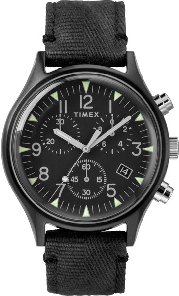 Timex MK1 Steel Chronograph 42mm Fabric Strap Watch