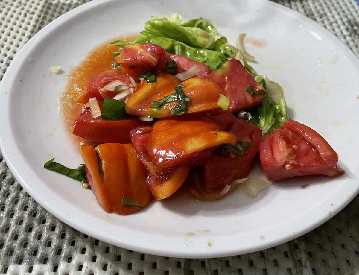 Condiglione, Ligurian tomato salad (credit: V. DeMeo/P. Riva)