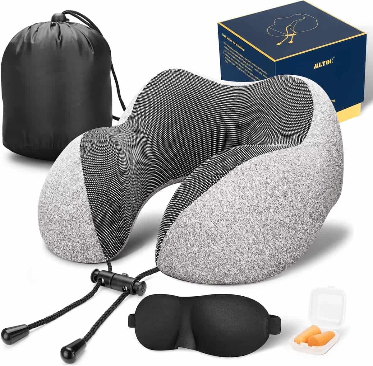 Travel accessories for men: Memory Foam Travel Pillow