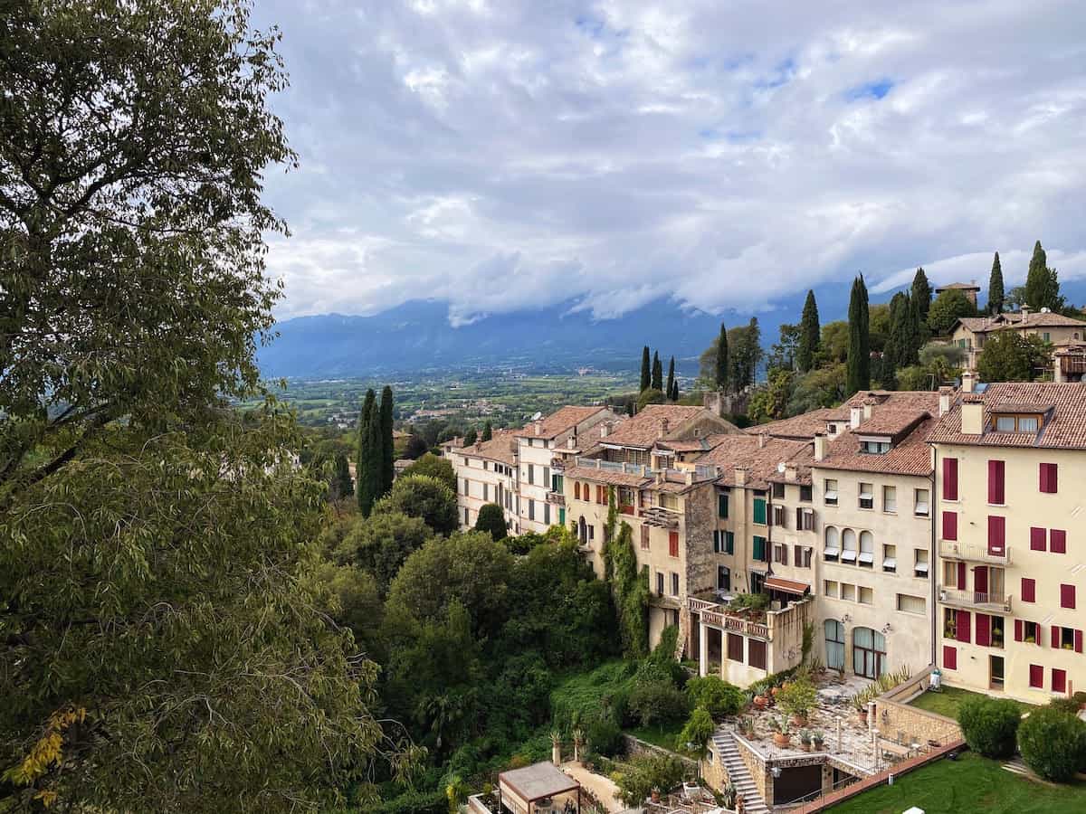 One of the views from the Castle Catarina Cornaro