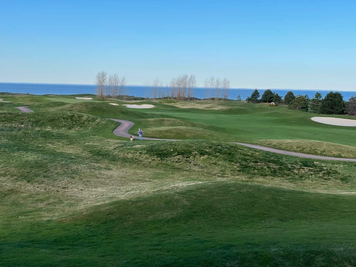 Voew from all Fox Harb’r Resort guest suites: The back nine and the Northumberland Strait