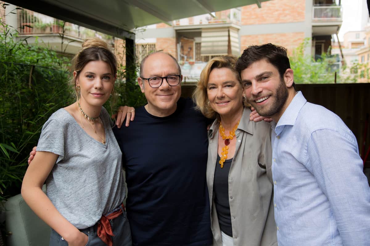 La Famiglia - Caterina De Angelis, Carlo Verdone, Monica Guerritore and Filippo Contri (Gianfilippo De Rossi/Amazon Studios)