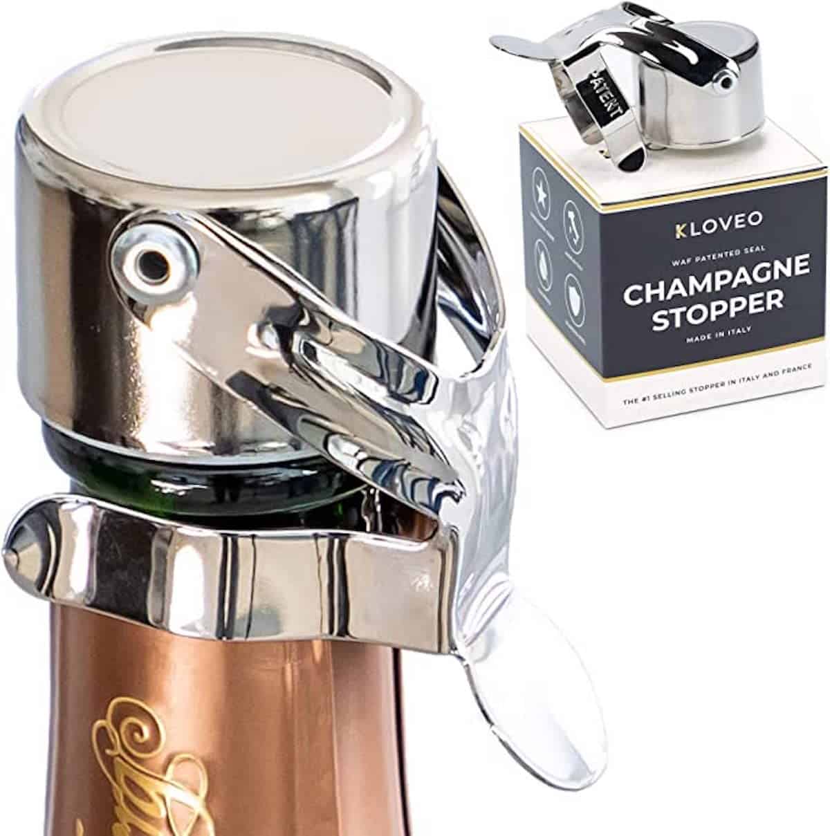 Italian Gifts: Kloveo Professional Sparkling Wine Stopper