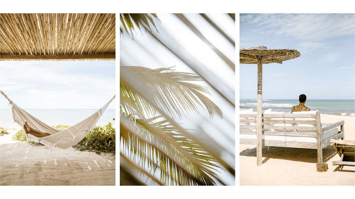 Scenes from Trancoso's pristine beaches 