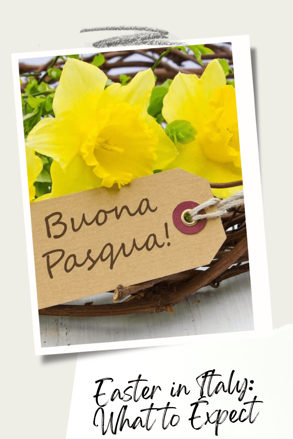 Easter in Italy pin